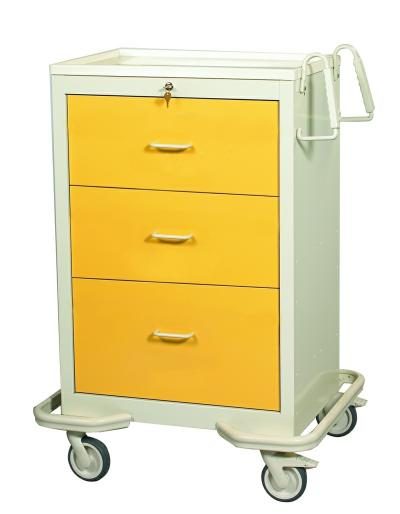 Hospital Isolation Carts (Standard 3 Drawer)