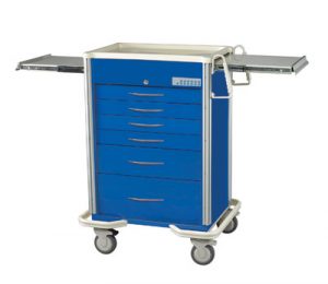 Anesthesia Carts (SELECT Electronic Lock - 6 Drawer Cart SES-627A-DB)