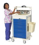 Anesthesia Carts (SELECT Push Button Lock - 6 Drawer Cart)