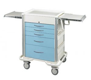 Anesthesia Carts (SELECT Key Lock - 5 Drawer Cart)