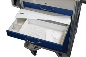 Medical Cart Accessories - Drawer Dividers - 3” Custom Set