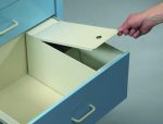 Medical Cart Accessories - Drawer Security Box - 9” Drawer