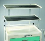 Medical Cart Accessories - Shelving - Shelf Unit Twin