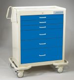 Wide Medical Cart w/Electronic Lock