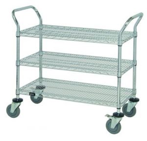 Wire Utility Cart - 3 Shelf